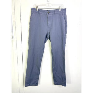 Mugsy Pants Mens 33 Marinas Performance Chinos Summer Stretch Light Blue